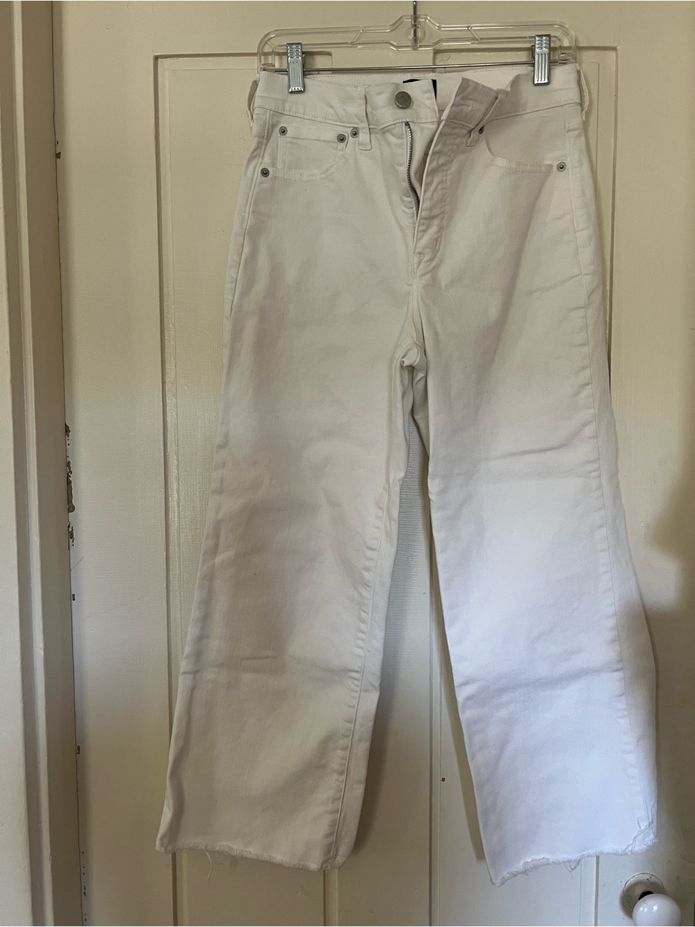 J. Crew Men's Off-White Bootcut Jeans